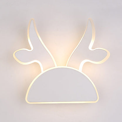 Frendorf | Witte Afwerking Konijn Wandlamp Dier Schattig Acryl LED Wandlamp voor Gang Kinder slaapkamer