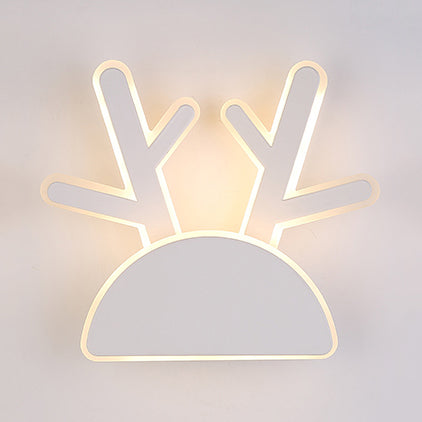 Frendorf | Witte Afwerking Konijn Wandlamp Dier Schattig Acryl LED Wandlamp voor Gang Kinder slaapkamer