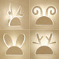 Frendorf | Witte Afwerking Konijn Wandlamp Dier Schattig Acryl LED Wandlamp voor Gang Kinder slaapkamer