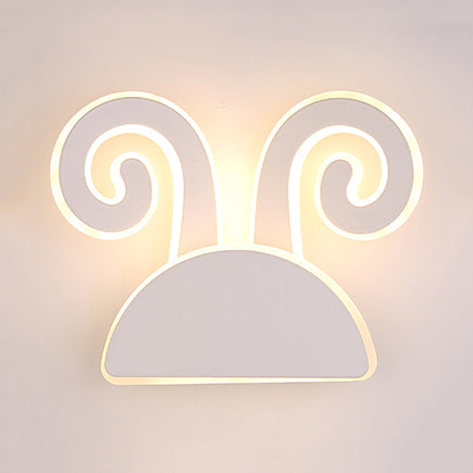 Frendorf | Witte Afwerking Konijn Wandlamp Dier Schattig Acryl LED Wandlamp voor Gang Kinder slaapkamer