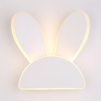 Frendorf | Witte Afwerking Konijn Wandlamp Dier Schattig Acryl LED Wandlamp voor Gang Kinder slaapkamer