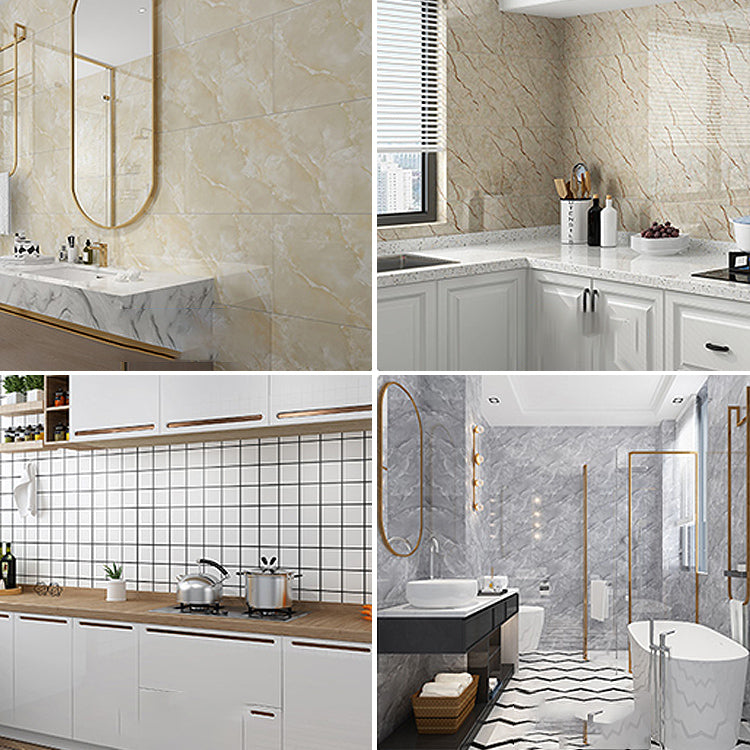 Frendorf | Moderne schimmelresistente Fliese PVC Einzelne Peel & Stick Fliese für Backsplash Wand