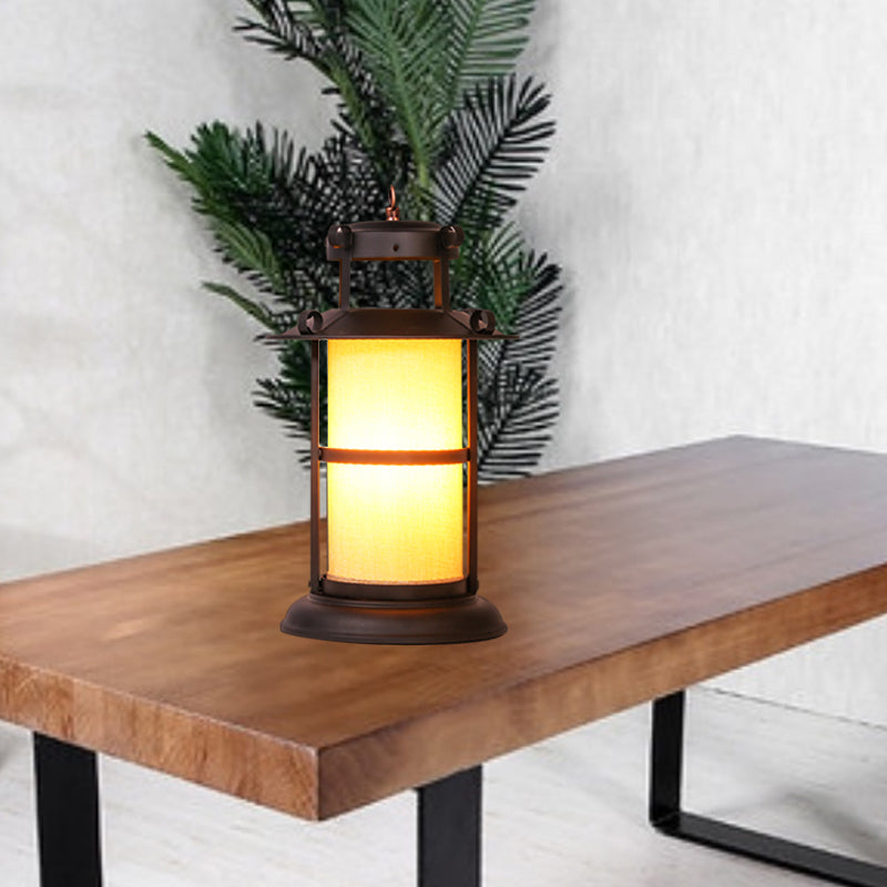 Metall Messing Schreibtischlampe Kerosin 1 Licht Industriestil Tischlampe für Esszimmer