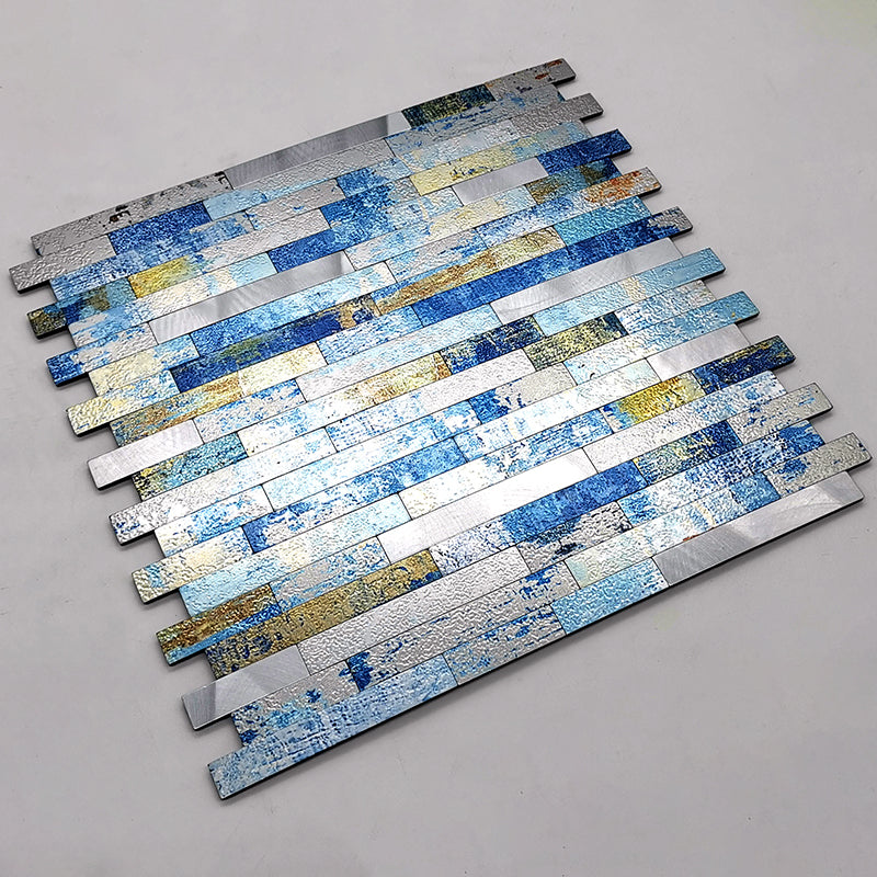 Frendorf | Aluminium Fliesen Abziehen und Kleben Fliesen Badezimmer Wasserdichter Spritzschutz Abziehen und Kleben Wandfliese
