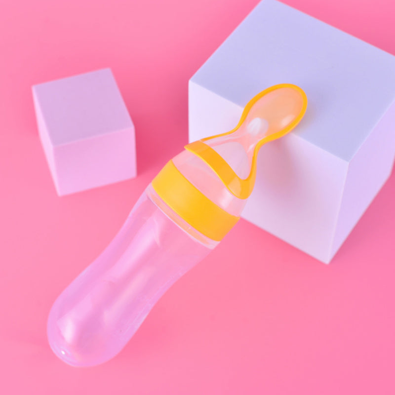 Frendorf | Baby Silikonflasche Quetschlöffel Fütterer