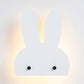 Frendorf | Bunny Head LED Wandleuchte Tier Holz Wandleuchte Beleuchtung für Spielzimmer Kinderzimmer