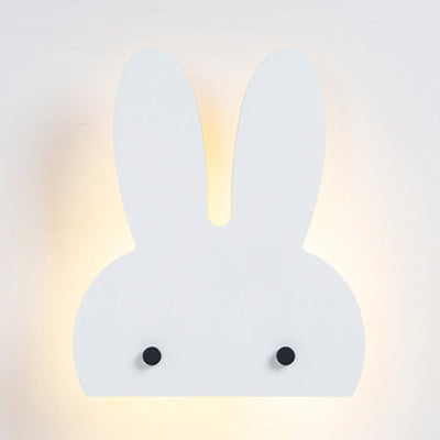 Frendorf | Bunny Head LED Wandleuchte Tier Holz Wandleuchte Beleuchtung für Spielzimmer Kinderzimmer