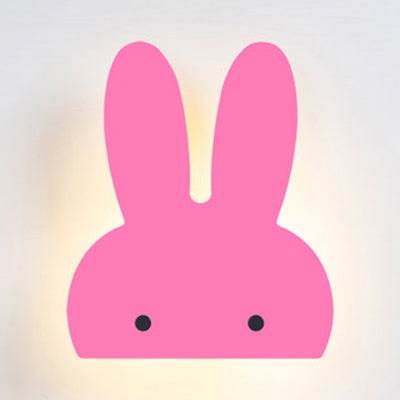 Frendorf | Bunny Head LED Wandleuchte Tier Holz Wandleuchte Beleuchtung für Spielzimmer Kinderzimmer