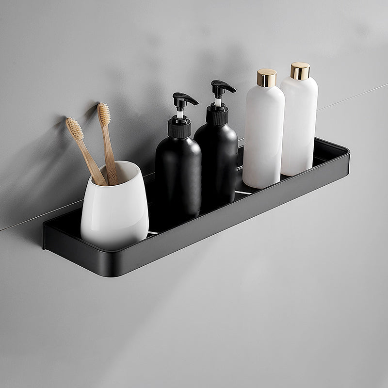 Frendorf | Matt Schwarz Badezimmer Set Modern 1/2 - Stück Rostfreies Badregal