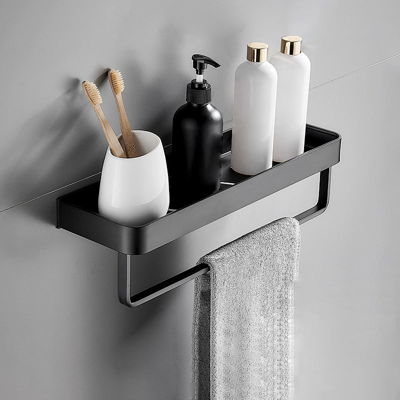 Frendorf | Matt Schwarz Badezimmer Set Modern 1/2 - Stück Rostfreies Badregal