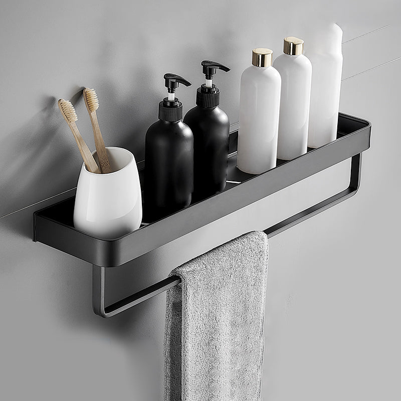 Frendorf | Matt Schwarz Badezimmer Set Modern 1/2 - Stück Rostfreies Badregal