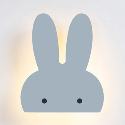 Frendorf | Bunny Head LED Wandleuchte Tier Holz Wandleuchte Beleuchtung für Spielzimmer Kinderzimmer