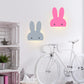Frendorf | Bunny Head LED Wandleuchte Tier Holz Wandleuchte Beleuchtung für Spielzimmer Kinderzimmer