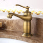 Frendorf | Landhaus Breiter Wasserhahn Waschbeckenarmatur mit Hebelgriff