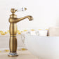 Frendorf | Landhaus Breiter Wasserhahn Waschbeckenarmatur mit Hebelgriff