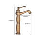 Frendorf | Landhaus Breiter Wasserhahn Waschbeckenarmatur mit Hebelgriff