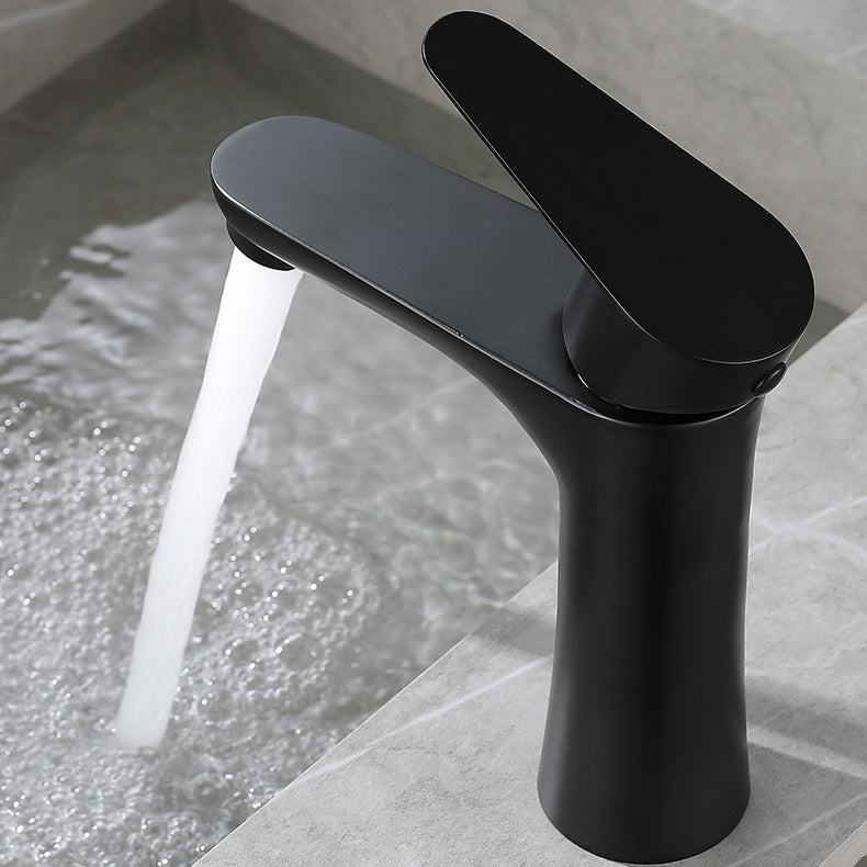 Frendorf | Rundes Gefäß Wasserhahn Hebelgriff Edelstahl Badezimmer Wasserhahn mit Wasserhose