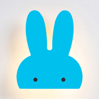 Frendorf | Bunny Head LED Wandleuchte Tier Holz Wandleuchte Beleuchtung für Spielzimmer Kinderzimmer