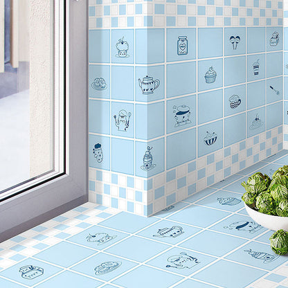 Frendorf | Moderner Spritzschutz Wandfliese PVC Selbstklebende Tapete für Küchenrückwand
