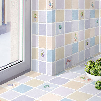 Frendorf | Moderner Spritzschutz Wandfliese PVC Selbstklebende Tapete für Küchenrückwand