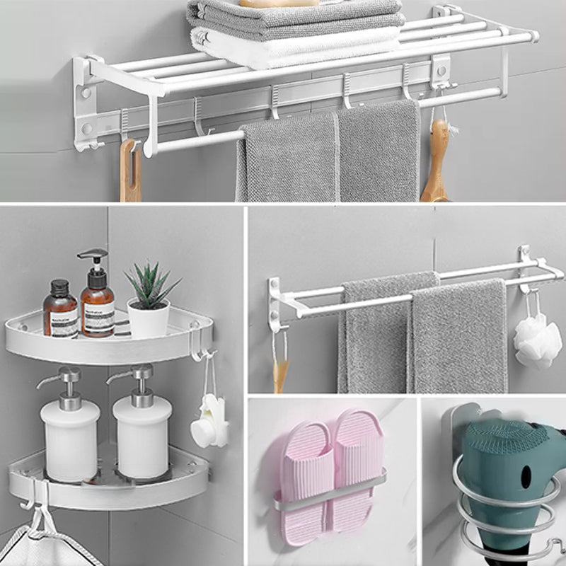Frendorf | Modernes Badezimmerzubehör Hardware-Set Weißes Metall Badezimmerzubehör Kit