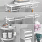 Frendorf | Modernes Badezimmerzubehör Hardware-Set Weißes Metall Badezimmerzubehör Kit
