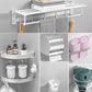 Frendorf | Modernes Badezimmerzubehör Hardware-Set Weißes Metall Badezimmerzubehör Kit