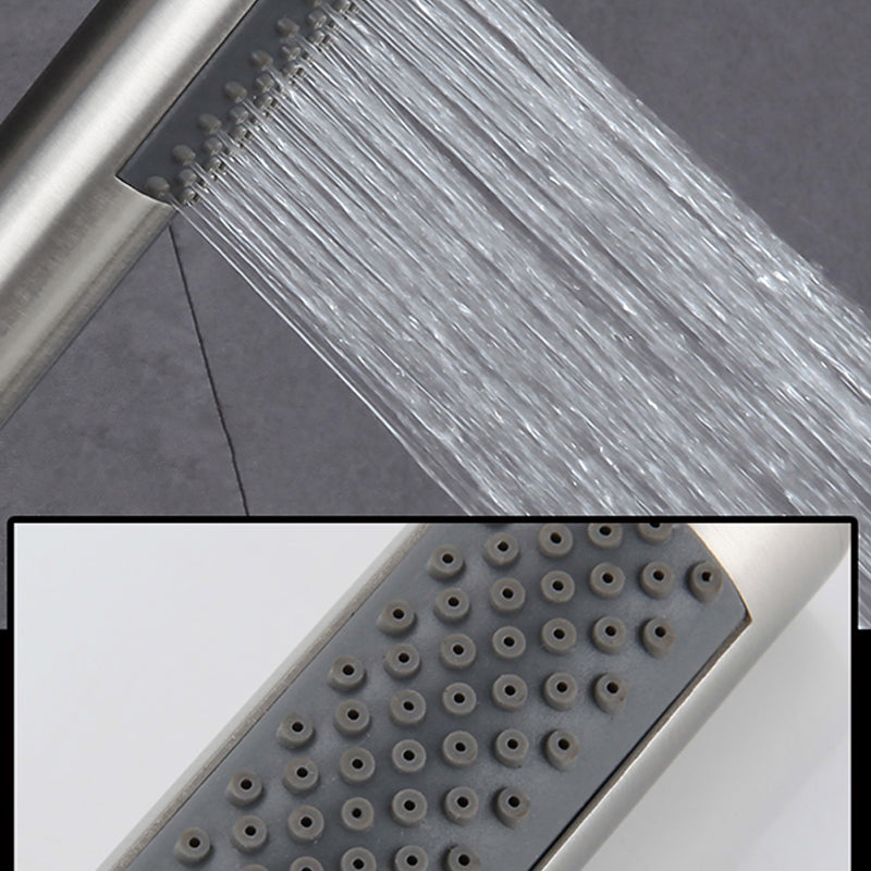 Frendorf | Zylindrische Handbrause mit selbstreinigendem Edelstahl-Wandbrausekopf