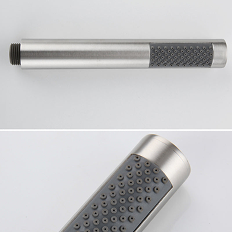 Frendorf | Zylindrische Handbrause mit selbstreinigendem Edelstahl-Wandbrausekopf