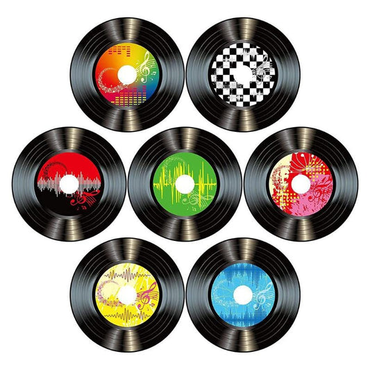 90er Jahre Stil dekorative Musikplatten