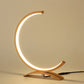 C-Shape Nachttischlampen Modernist Acryl Schwarz/Gold LED Schreibtischlampe mit Bogenbasis für Schlafzimmer