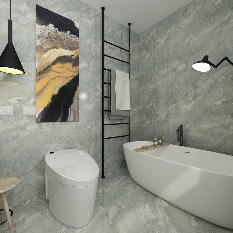 Frendorf | Modernes Peel and Stick Spritzschutz PVC Rechteckige Tapete für die Dusche