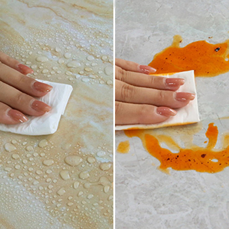 Frendorf | Modernes Peel and Stick Spritzschutz PVC Rechteckige Tapete für die Dusche