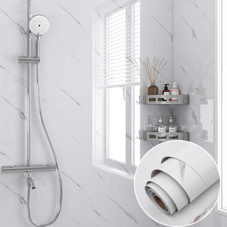 Frendorf | Moderne Spritzschutzwandfliese PVC Rechteckige Selbstklebende Tapete für das Badezimmer