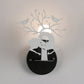 Frendorf | Sika Deer Kindergarten Wandlampe mit Branche & Vogel Metall 1 Licht Tier Lampe