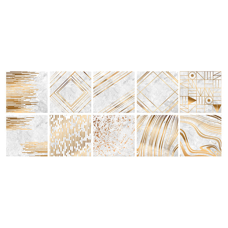 Frendorf | Zeitgenössische Mosaikfliese Peel and Stick Fliese Küchenrückwand Peel and Stick Wandfliese