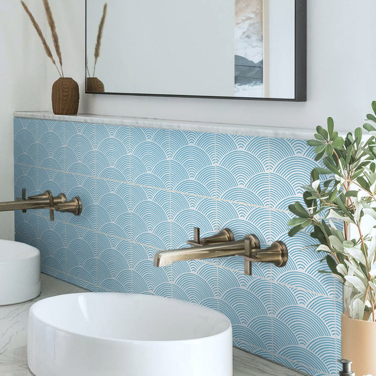 Frendorf | Modern Mosaic Tile Peel and Stick Tile Pvc Kitchen Backsplash Peel and Stick Wall Tile
