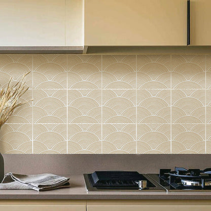 Frendorf | Modern Mosaic Tile Peel and Stick Tile Pvc Kitchen Backsplash Peel and Stick Wall Tile