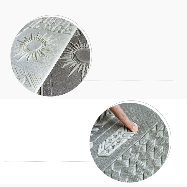 Frendorf | Peel and Stick Wand Decken 3D Prägewandverkleidung mit Wasserfest