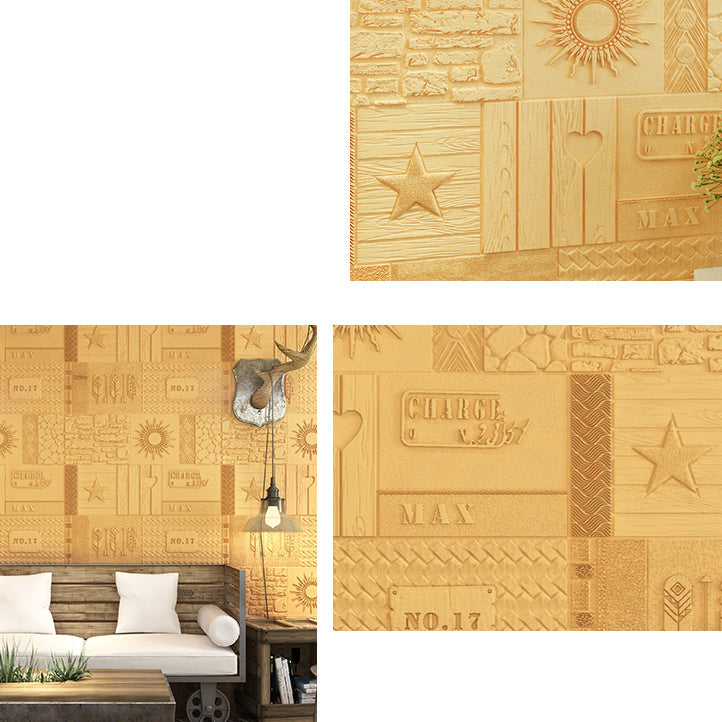 Frendorf | Peel and Stick Wand Decken 3D Prägewandverkleidung mit Wasserfest