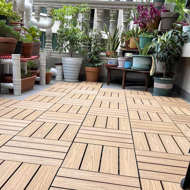Frendorf | Klassische quadratische Terrassenfliesen einfarbige Verbundfliesen für den Außenbereich