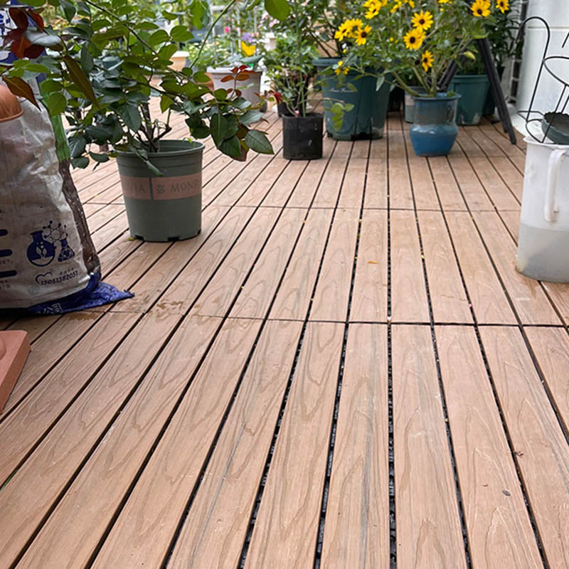 Frendorf | Klassische quadratische Terrassenfliesen einfarbige Verbundfliesen für den Außenbereich
