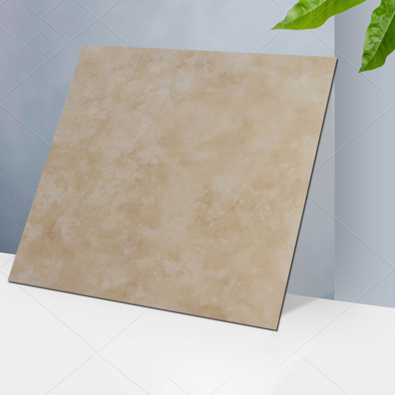 Frendorf | Klassischer Stil Quadrat PVC Bodenbelag Selbstklebender Steinlook Glatter PVC Bodenbelag
