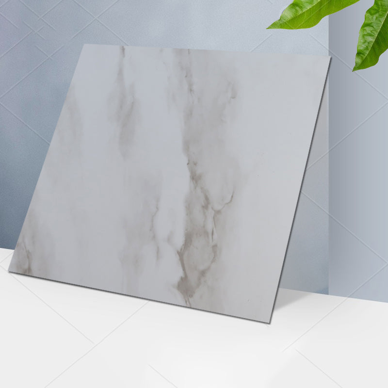 Frendorf | Klassischer Stil Quadrat PVC Bodenbelag Selbstklebender Steinlook Glatter PVC Bodenbelag