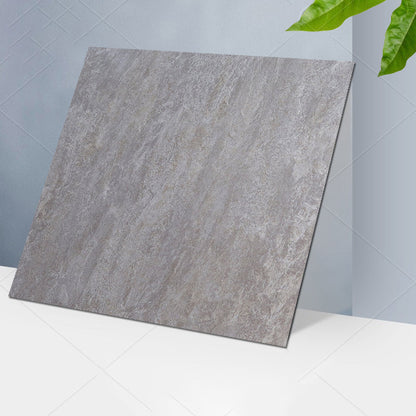 Frendorf | Klassischer Stil Quadrat PVC Bodenbelag Selbstklebender Steinlook Glatter PVC Bodenbelag