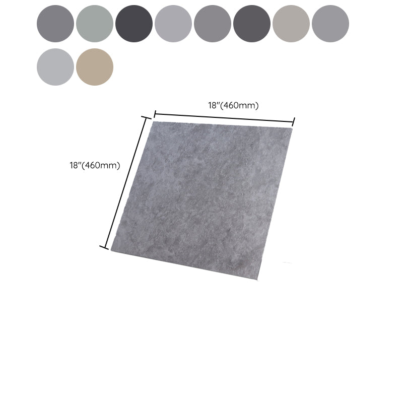 Frendorf | Klassischer Stil Quadrat PVC Bodenbelag Selbstklebender Steinlook Glatter PVC Bodenbelag