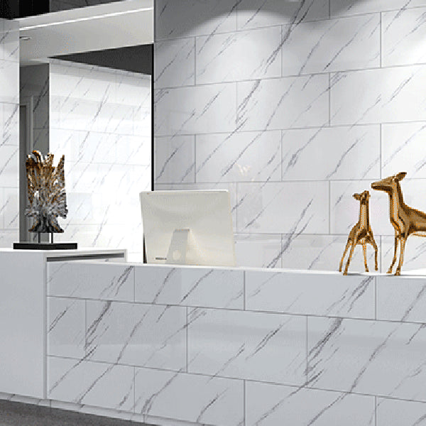Frendorf | Field Tile Selbstklebende Fliese Rechteckige Selbstklebende Wandfliese 10er-Pack