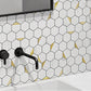 Frendorf | Hexagonale Moderne Peel and Stick Fliesen Mosaikfliesen Peel and Stick Rückwände
