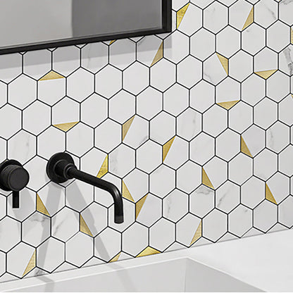 Frendorf | Hexagonale Moderne Peel and Stick Fliesen Mosaikfliesen Peel and Stick Rückwände