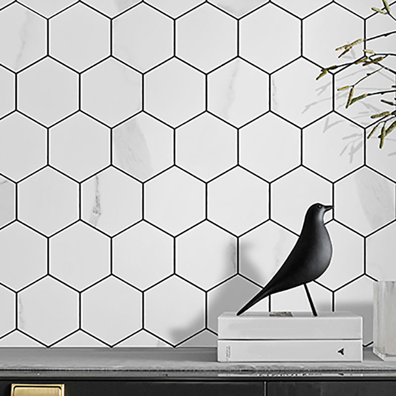 Frendorf | Hexagonale Moderne Peel and Stick Fliesen Mosaikfliesen Peel and Stick Rückwände